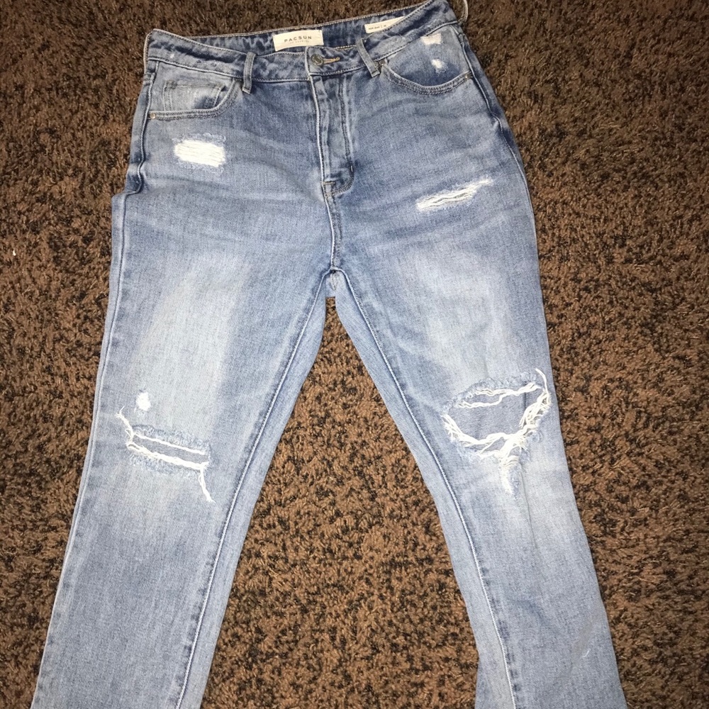 - PacSun High waisted ripped jeans